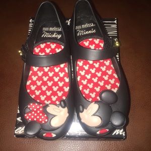 Minnie and Mickey Mouse Mini Melissa shoes